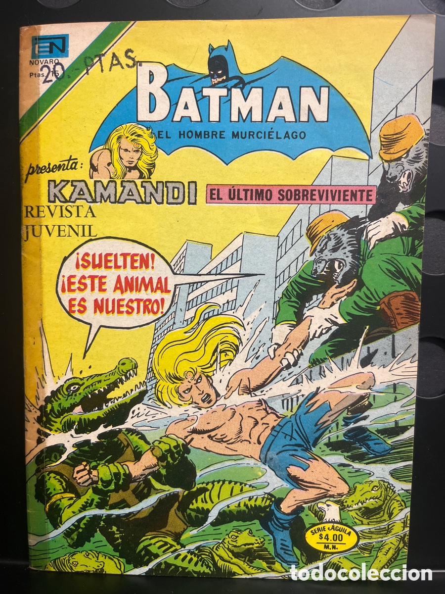 Tebeos: BATMAN : EL HOMBRE MURCI&Eacute;LAGO N.2 900 KAMANDI SERIE AGUILA ( 1954/1985 )