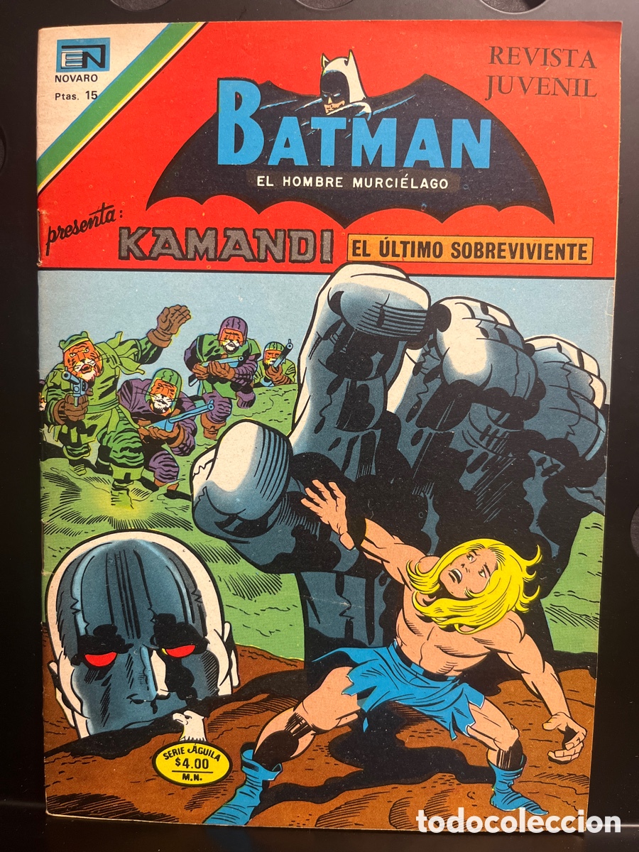 Tebeos: BATMAN : EL HOMBRE MURCI&Eacute;LAGO N.2 880 KAMANDI SERIE AGUILA ( 1954/1985 )