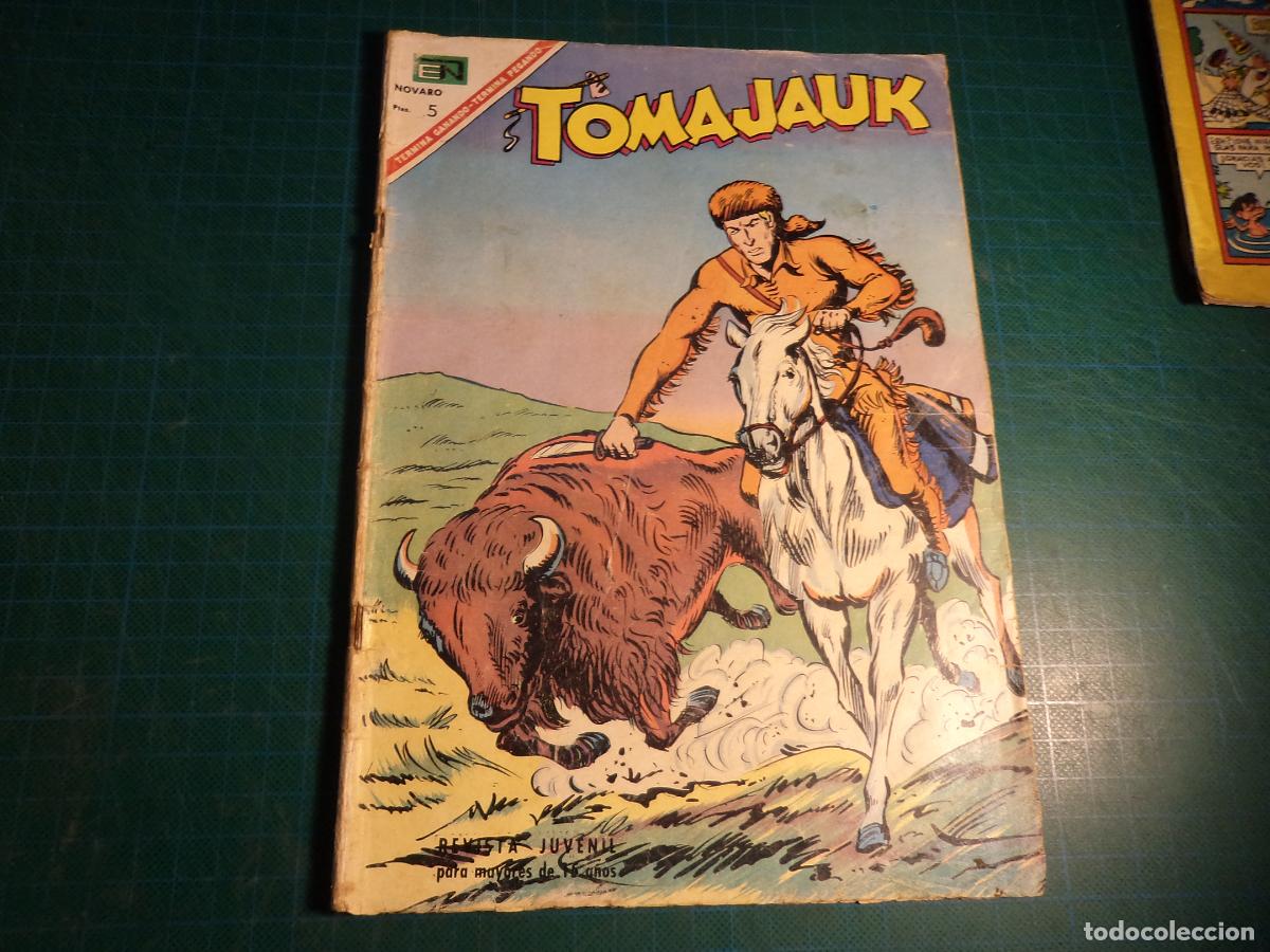 Tebeos: Tomajauk. N&ordm; 142. Novaro. Con se&ntilde;ales de uso.