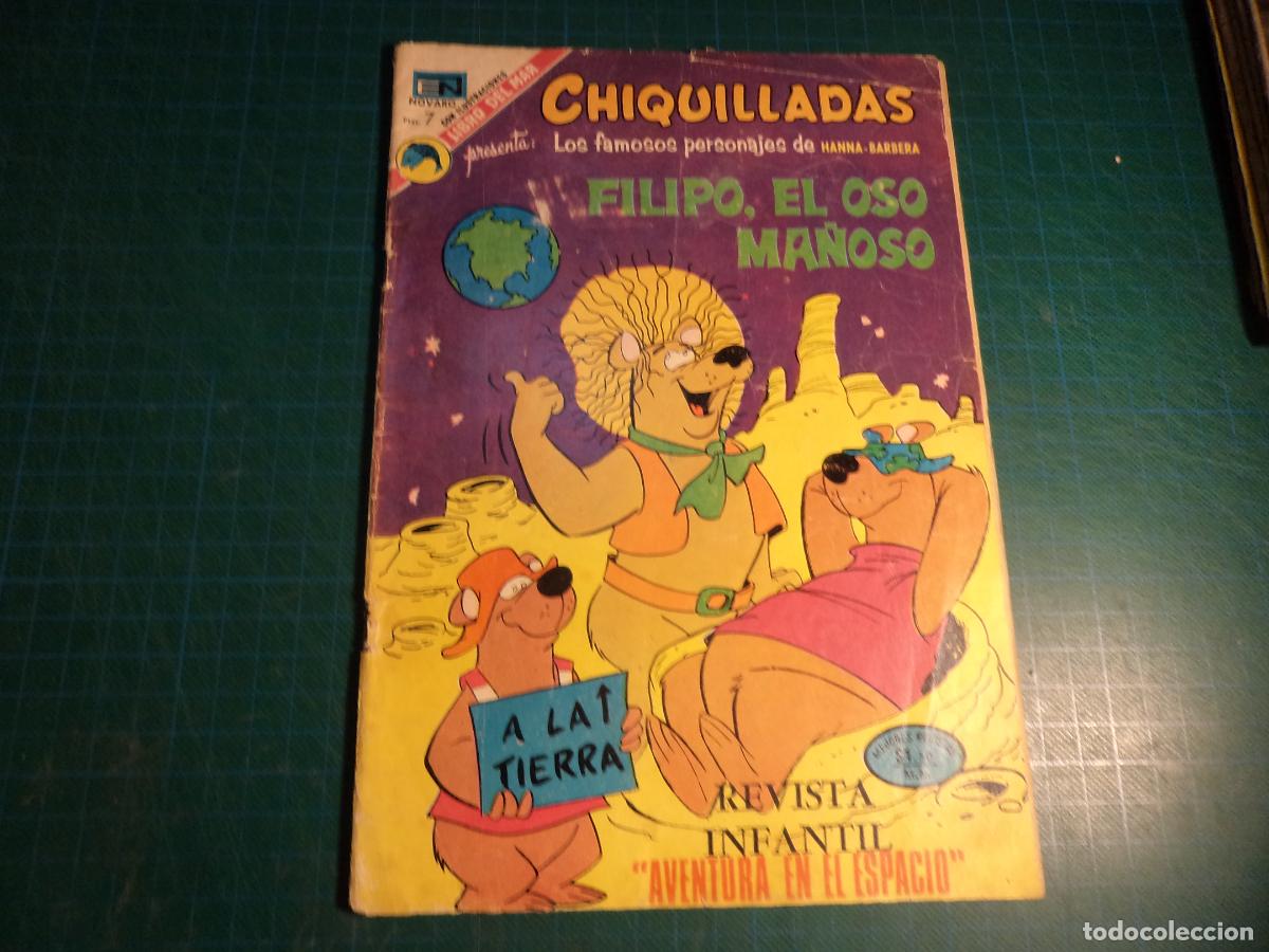 Tebeos: Chiquilladas. N&ordm; 355. Novaro. Con se&ntilde;ales de uso.