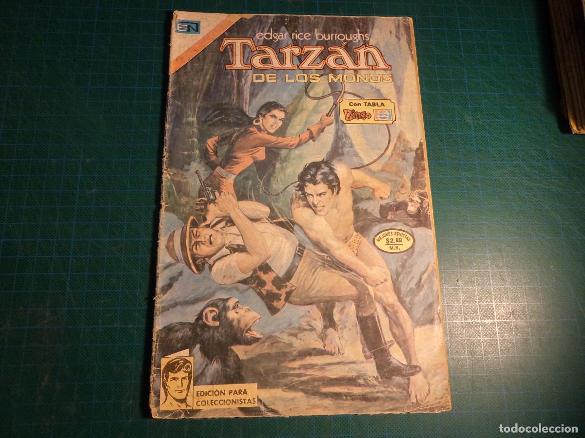 Tebeos: Tarzan. N&ordm; 431. Novaro. Con se&ntilde;ales de uso.