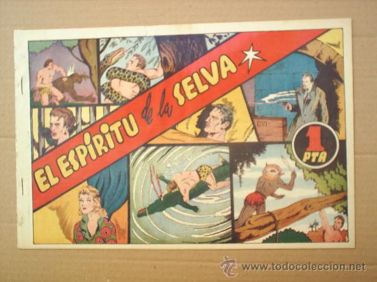 Tebeos: EL ESPIRITU DE LA SELVA - NUMERO 1 - EDICIONES HISPANO AMERICANA-1943- - Foto 1