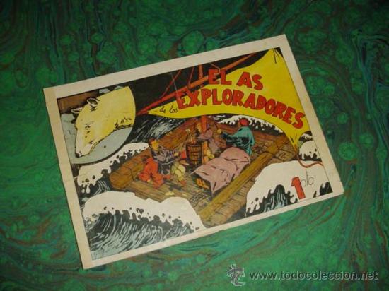 Tebeos: EL AS DE LOS EXPLORADORES (GUERRI) ... N&ordm; 10 (ultimo conocido) - Foto 1