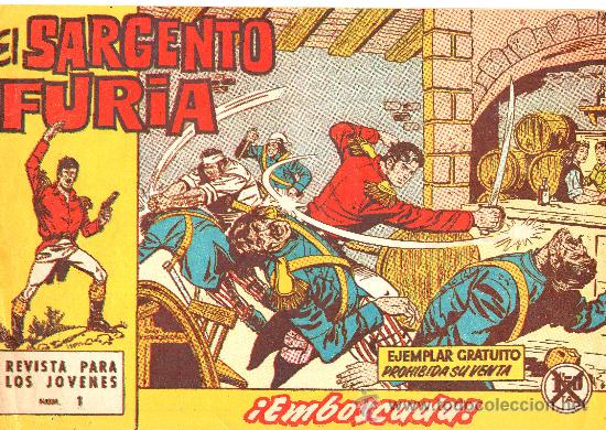 Tebeos: EL SARGENTO FURIA        N&ordm; 1  DE BRUGUERA - Foto 1