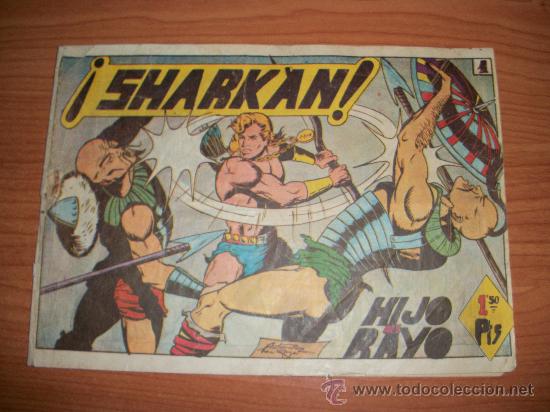 Tebeos: SHARKAN N&ordm; 1 ORIGINAL EDITORIAL ACROPOLIS 1962 - Foto 1