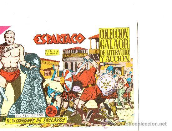 Tebeos: ESPARTACO          N&ordm; 1     EDITA  GALAOR - Foto 1
