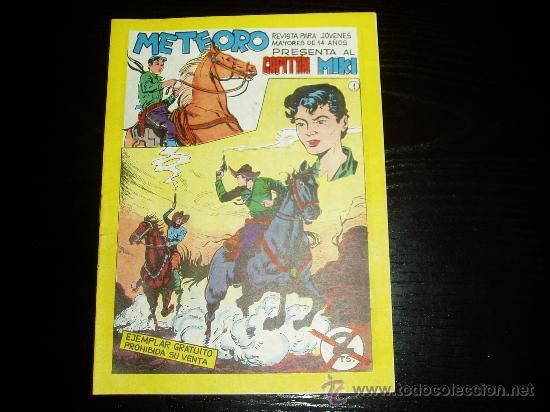 Tebeos: METEORO CAPITAN MIKI  N&ordm; 1. ORIGINAL. - Foto 1