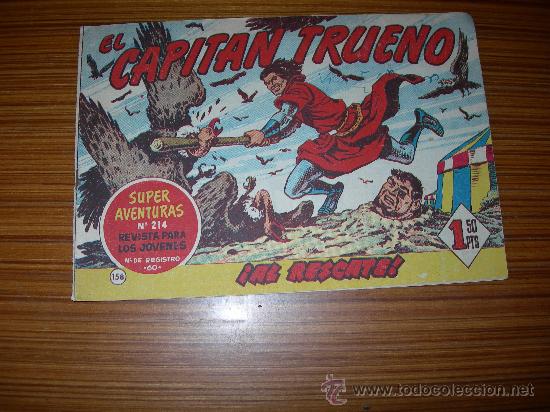 Tebeos: EL CAPITAN TRUENO N&ordm; 158 DE BRUGUERA - Foto 1
