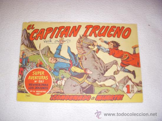 Tebeos: EL CAPIT&Aacute;N TRUENO N&ordm; 155, EDITORIAL BRUGUERA - Foto 1