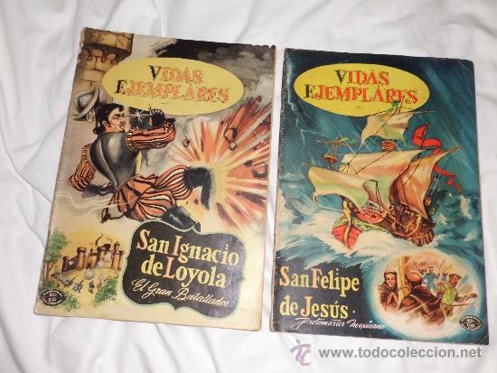 Tebeos: VIDAS EJEMPLARES N&ordm; 1 Y 2 NOVARO NORMAL ESTADO - Foto 1