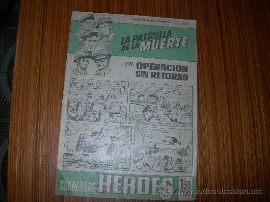 Tebeos: CUADERNOS HEROES   N&ordm; 1    DE BRUGUERA - Foto 1