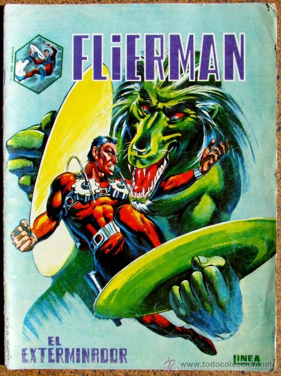 Tebeos: N&ordm; 1 - FLIERMAN - El exterminador  COMIC - SPIDER - Foto 1