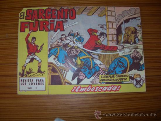 Tebeos: EL SARGENTO FURIA      N&ordm; 1    DE BRUGUERA - Foto 1