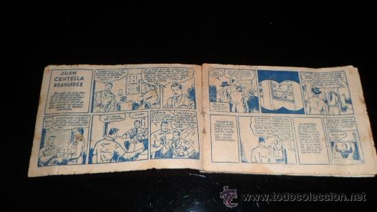 Tebeos: JUAN CENTELLA - PEQUE&Ntilde;O TEBEO OBSEQUIO ORIGINAL DE 1955 - NUMERO 1 - Foto 2