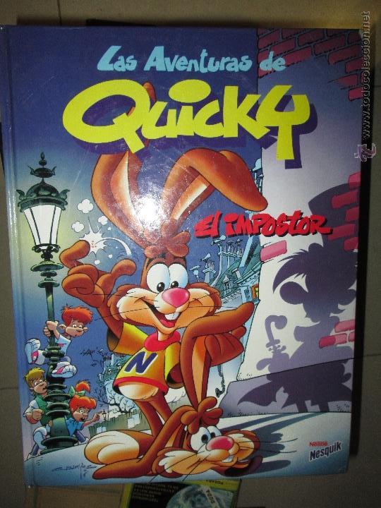 Tebeos: LAS AVENTURAS DE QUICKY N&ordm; 1. EL IMPOSTOR. TAPAS DURAS - Foto 1