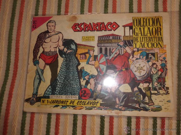 Tebeos: ESPARTACO N&ordm; 1 COLECCION GALAOR - Foto 1