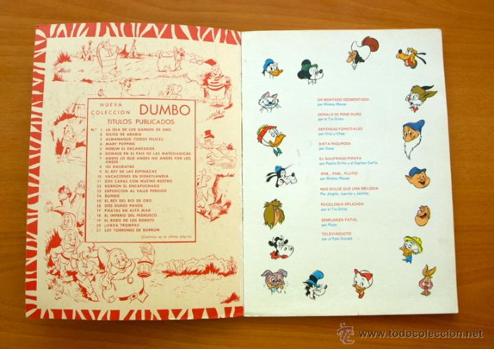 Tebeos: Dumbo - N&ordm; 1 La isla de los gansos de oro y...- Ediciones Recreativas 1969 - Foto 2