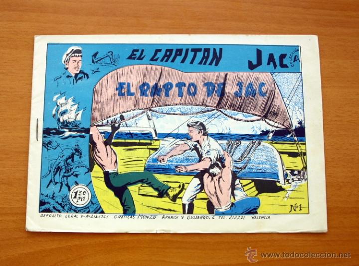 Tebeos: El capit&aacute;n Jac - n&ordm; 1 El rapto de Jac - Editorial Monzu 1961 - Foto 1