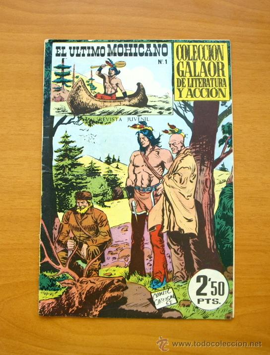 Tebeos: El &uacute;ltimo Mohicano - N&ordm; 1 Editorial Galaor 1965 - Foto 1