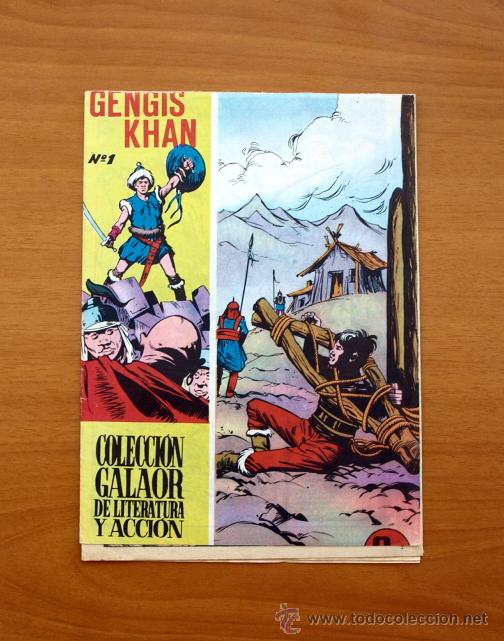 Tebeos: Gengis khan - n&ordm; 1 Editorial Galaor 1965 - Foto 1