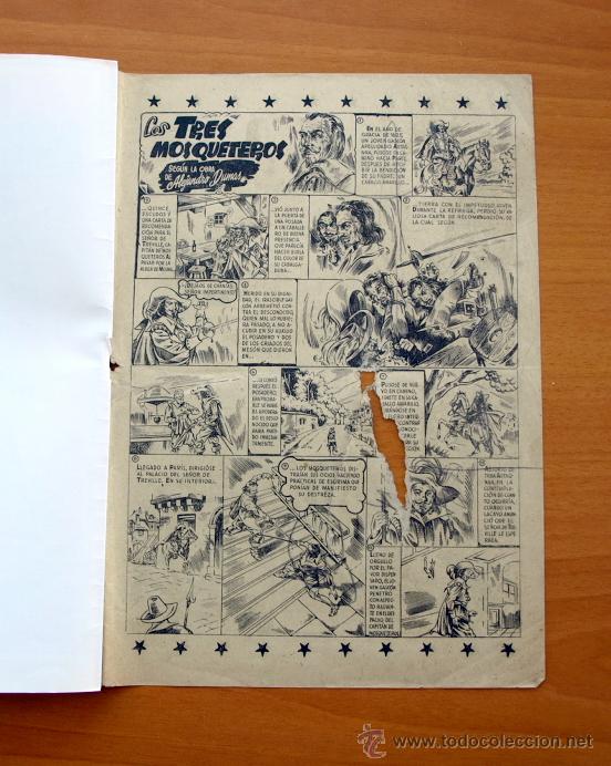 Tebeos: Los tres mosqueteros&acute;- N&ordm; 1 - Ediciones Cliper 1950 - Foto 5