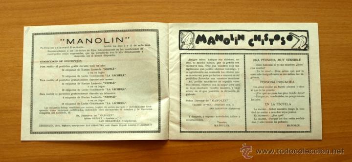 Tebeos: Manolin&acute;- N&ordm; 1 - Talleres OFFSET 1928 - Foto 2