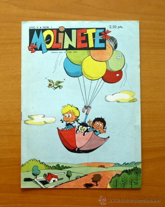 Tebeos: Molinete&acute;- N&ordm; 1 A&ntilde;o V - 1960 - Foto 1