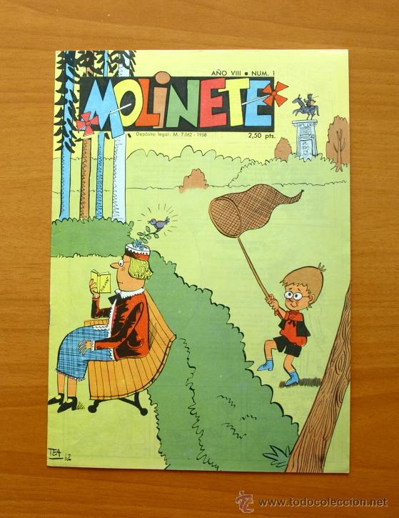 Tebeos: Molinete&acute;- N&ordm; 1 A&ntilde;o VIII - 1963 - Foto 1