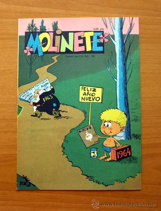 Tebeos: Molinete&acute;- N&ordm; 1 A&ntilde;o IX - 1964 - Foto 1
