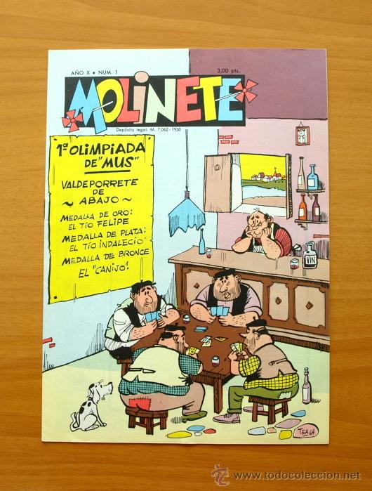 Tebeos: Molinete&acute;- N&ordm; 1 A&ntilde;o X - 1965 - Foto 1