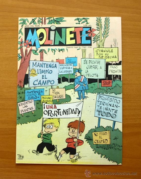 Tebeos: Molinete&acute;- N&ordm; 1 A&ntilde;o XII - 1967 - Foto 1