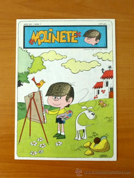 Tebeos: Molinete&acute;- N&ordm; 1 A&ntilde;o XIV - 1969 - Foto 1