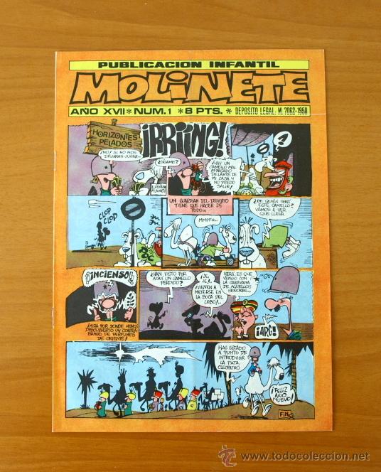 Tebeos: Molinete&acute;- N&ordm; 1 A&ntilde;o XVII - 1972 - Foto 1