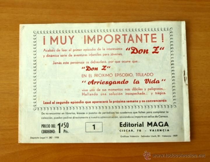 Tebeos: Don Z - N&ordm; 1 - Editorial Maga 1959 - Foto 5