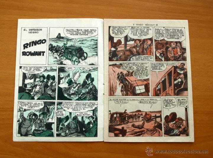 Tebeos: El defensor negro - N&ordm; 1 Ringo Rowant - Editorial Maga 1963 - Foto 2