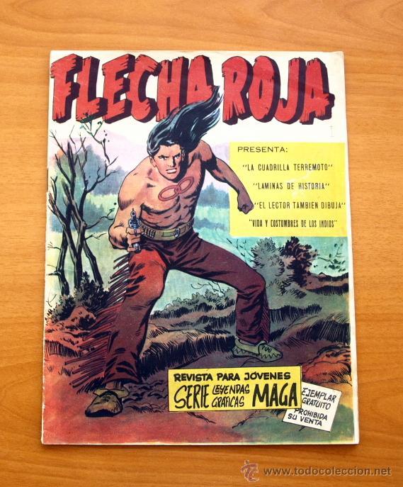 Tebeos: Flecha Roja, revista - N&ordm; 1 - Editorial Maga 1963 - Foto 1