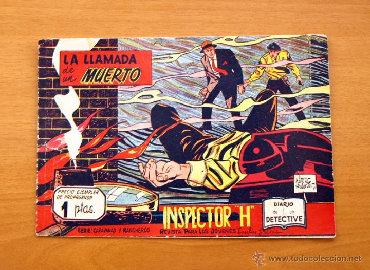 Comics: Inspector H - Nº 1 La llamada de un muerto - Editorial Maga 1961