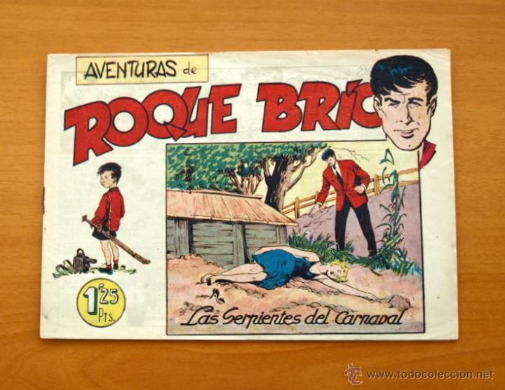 Tebeos: Roque Brio - N&ordm; 1 Las serpientes del carnaval - Editorial Maga 1956 - Foto 1