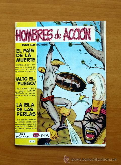 Tebeos: Hombres de acci&oacute;n - N&ordm; 1 - Editorial Toray 1958 - Foto 1