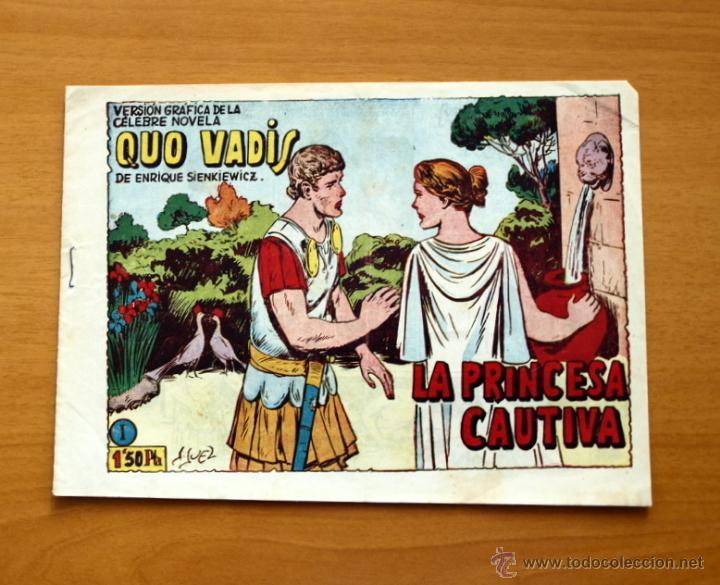 Tebeos: Quo Vadis - N&ordm; 1 La princesa cautiva - Editorial Toray 1954 - Foto 1