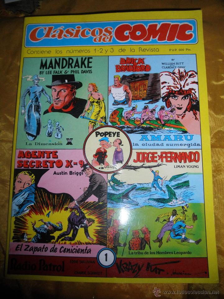 Tebeos: CLASICOS  DEL COMIC.  N&ordm; 1.  EDITA  JOAQUIN ESTEVE . * - Foto 1