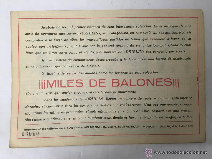Tebeos: belkrom.- driblin n&ordm; 1 intonso - Foto 2