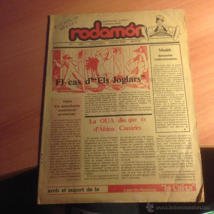 Tebeos: RODAMON N&ordm; 1 CATALAN 1978 (COB97) - Foto 1