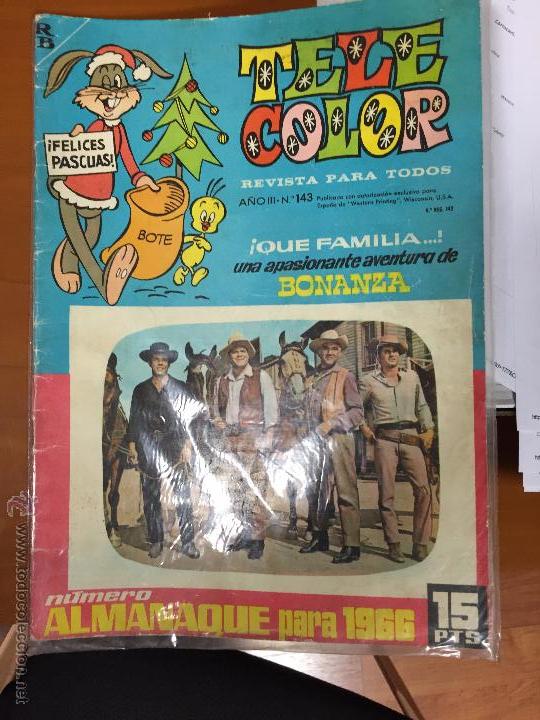 Tebeos: TELE COLOR ALMANAQUE 1966 N&ordm; 143 - Foto 1