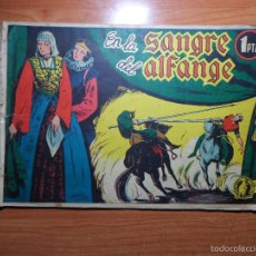 Tebeos: COLECCION CANGURO Nº 1 EN LA SANGRE DEL ALFANGE EDITORIAL MARISAL 1944 ORIGINAL. Lote 56291870