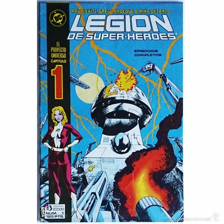 Tebeos: Legion de Superheroes N&ordm; 1 / DC / Zinco 1987 (Paul Levitz & Greg Larocque ) - Foto 1