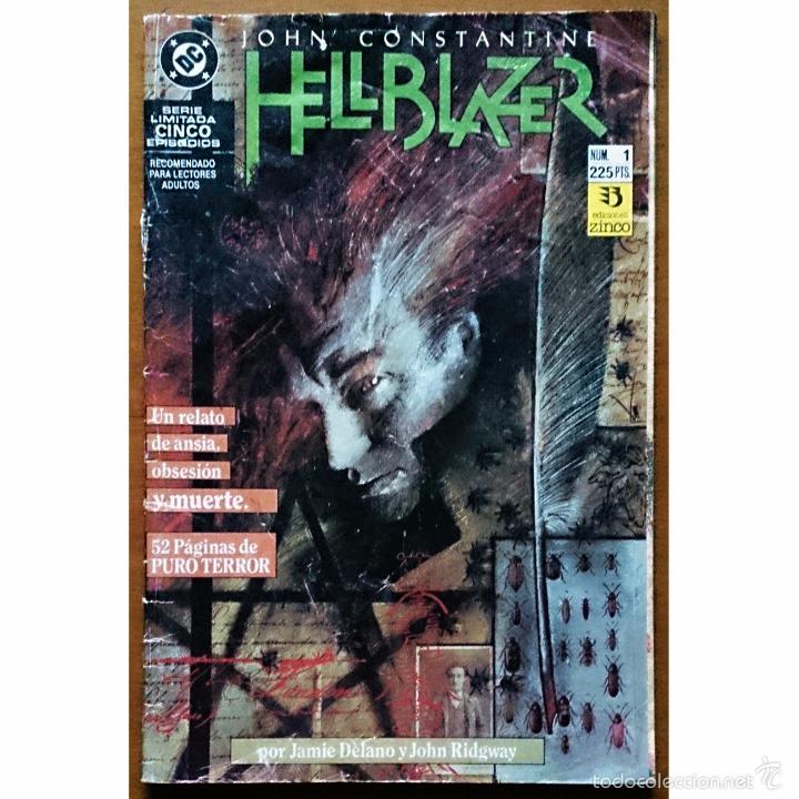 Tebeos: Hellblazer N&ordm; 1 / DC / Zinco 1990 (Jamie Delano & John Ridgway) - Foto 1