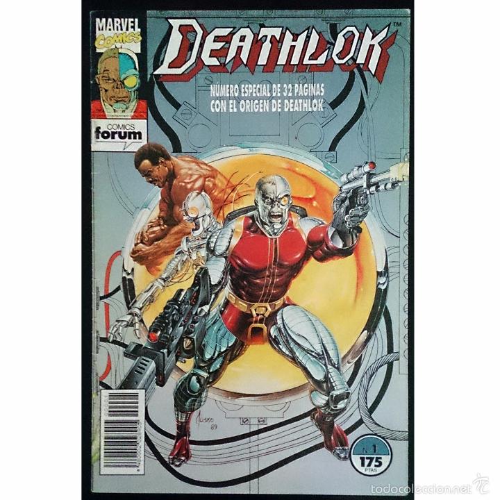 Tebeos: Deathlok N&ordm; 1 / Marvel / Forum 1993 (Dwayne McDuffie & Gregory Wright) - Foto 1