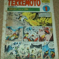 Tebeos: TERREMOTO REVISTA Nº 1 - MAGA 1964 - ORIGINAL DIFICIL - LEER DESCR. Y ENVIOS. Lote 57846343
