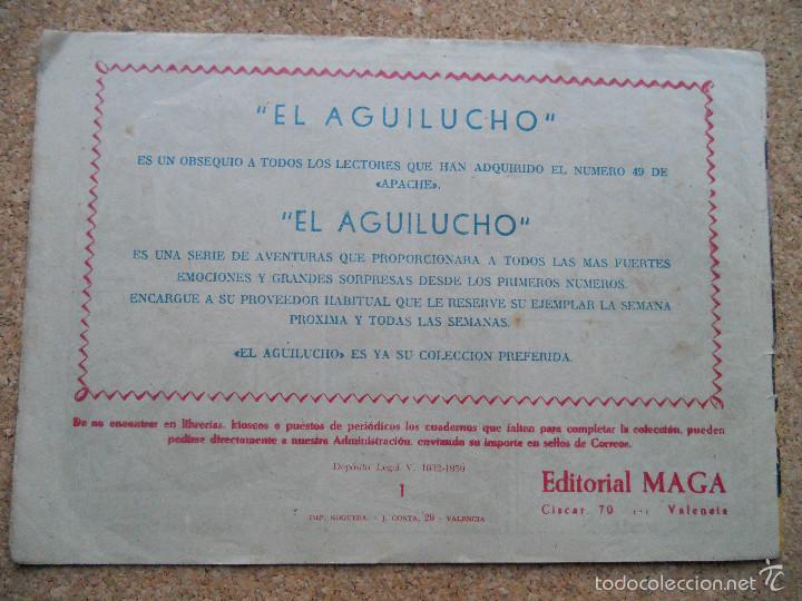 Tebeos: ZC - EL AGUILUCHO - NUMERO 1 - N&ordm; 1 - ED. MAGA - Foto 3
